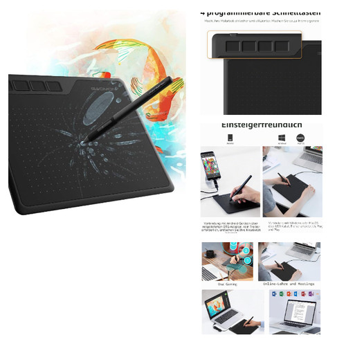 Grafiktablett 4 zoll mit - zoll,