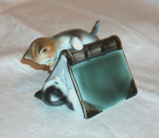 Porzellanfigur - 2 spielende