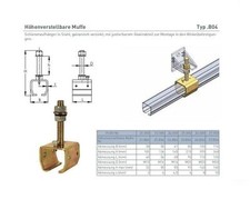 NIKO Höhenverstellbare Muffe