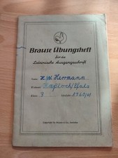 Brause Übungsheft Für Die Lateinische Ausgangsschrift 1960
