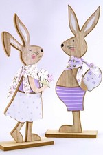 Holz-Hase-Osterhase-Holzdeko-O