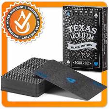 Schwarze Pokerkarten -