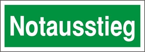 Fluchtweg notausgang schild - fluchtweg,