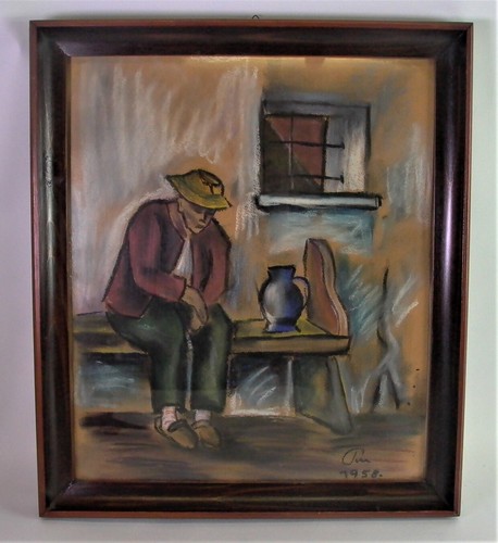 Pastell kreidezeichnung von - pastell, /