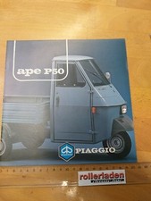 Vespa Ape Prospekt Ape50 Original Italienisch Von 1984