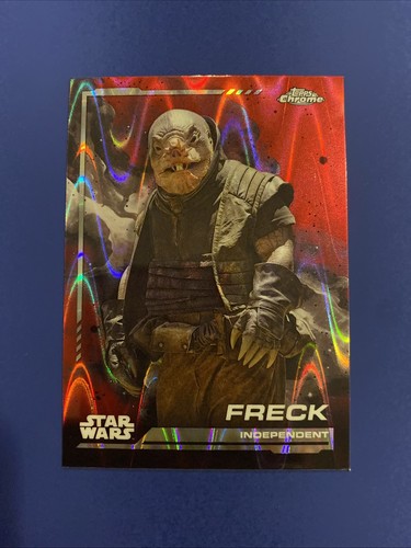Star wars karte topps - wars, chrome