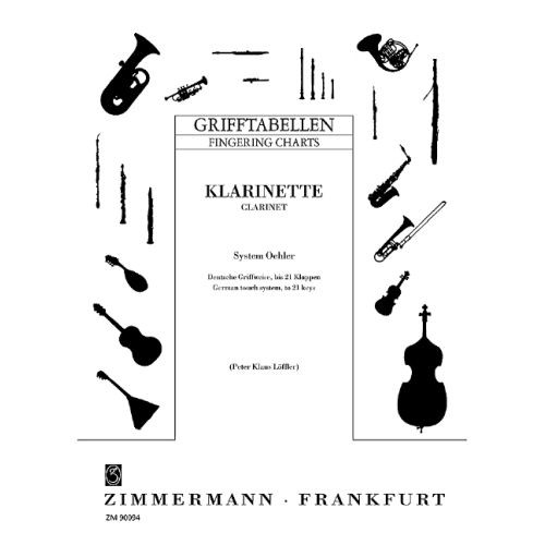 Grifftabelle für klarinette - grifftabelle,