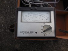 ABB Metrawatt Metriso 500 V  Isolations-und Widerstandsmessgerät im Lederkoffer