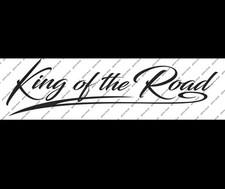 Dekor Aufkleber 2x King Of The