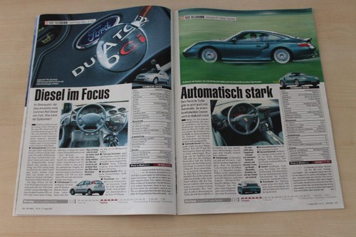 Auto bild 2001 porsche - 33/2001, 911