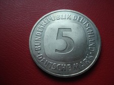 5 Deutsche Mark 1989   D,    Kursmünze, Originalbild
