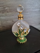 Grosser Flakon Für Parfüm-perfume Bottles..nicht Benutzt Mit Schönen Steinen