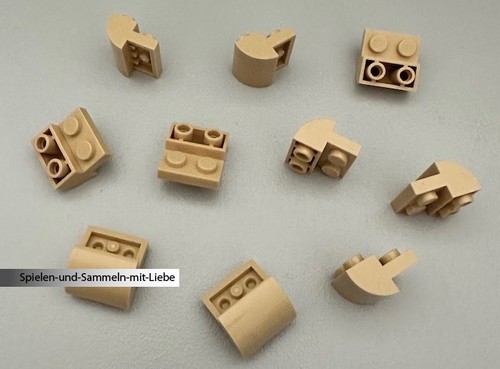 Lego bogen 2x2x1 - 10, lego®