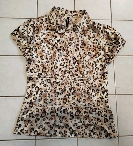 Flame glanzbluse bluse - glanzbluse, tunika