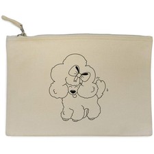 Canvas-Clutch/Zubehörkoffer
