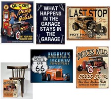 Oldtimer Auto Schild 30 x 40