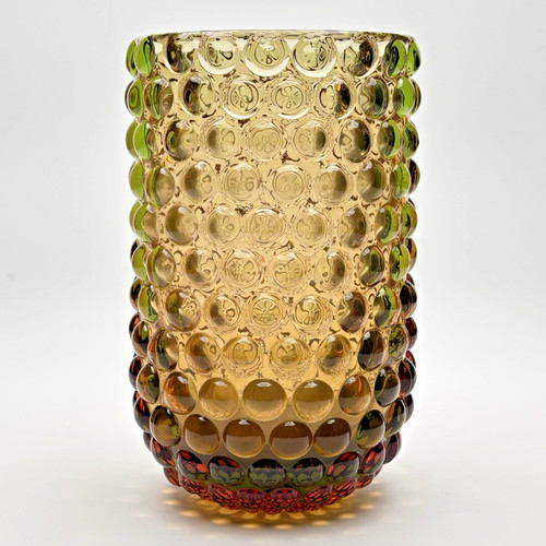 Schwere glasvase noppenvase - schwere,
