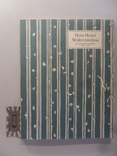 Horst hussel werkverzeichnis - hussel:,