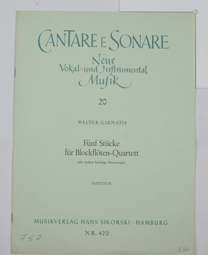 Walter girnatis fünf - -,