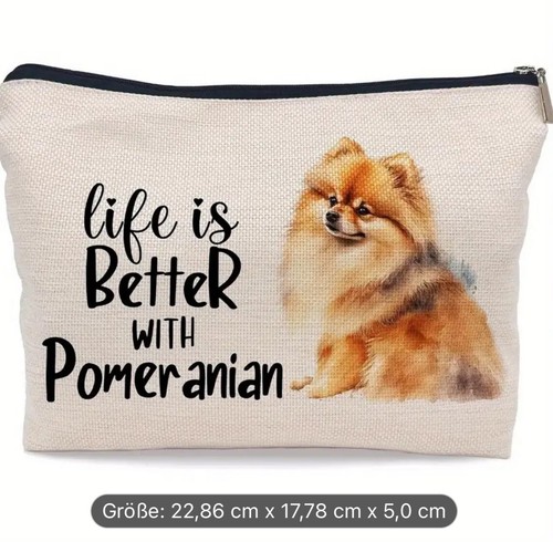 Pomeranian make tasche - make, up