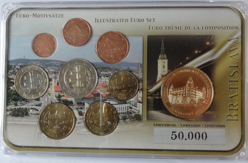 Euro motivsatz bratislava - bratislava, /