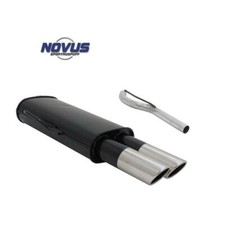 Novus N Sport Auspuff Endschalldämpfer VW Passat 35i B3 2x76 rund Edelstahl Neu