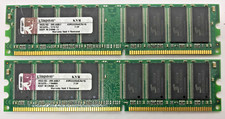 Kingston 2GB (2x1GB) DDR1 KVR333X64C25/1G 2.5V DDR333 99U5193 #R2535