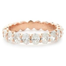 Diamantband 14 Karat Rotgold