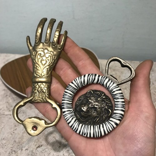 2er set flaschenöffner hand - set,