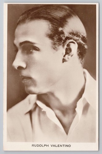 Rppc filmstar rudolph - filmstar,