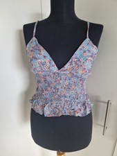 Blümchen Top Babydoll Top Gr