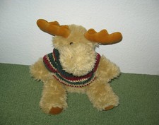 WIE NEU Plüschtier Elch Stofftier Plüschelch - extra flauschig - waschbar!