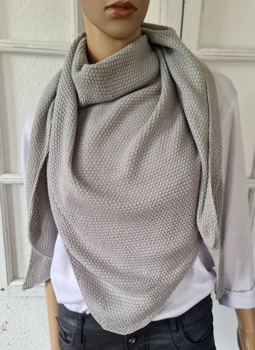 Dreieckstuch perlmuster - xl,