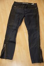Calvin Klein Coole Jeans Skinny schwarz blau Wet Look Gr S, 34, W26/L32 NEU