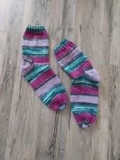 Tolle handgestrickte Socken  4fädig, Gr.  37/38 mit schönen Farben 