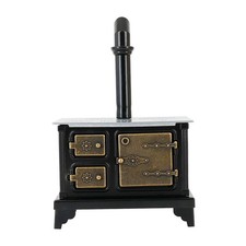 Retro Puppen Haus Metall Herd