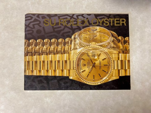 Rolex oyster 1990 booklet - rolex,