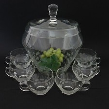 Bowle Service Glas Bowle Topf