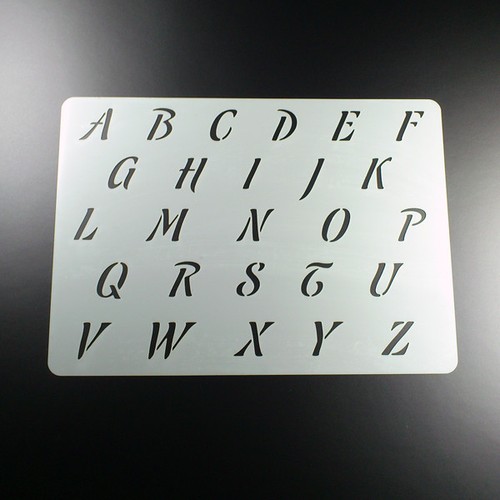 Schablone alphabet - a4,