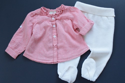 Zara set kleid hose fuß - 62,