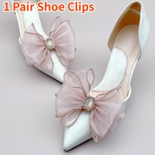 1 Paar Netz Kristall Schleife