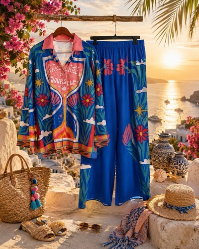 Damen sommerstrand outfit - damen, xl
