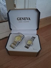 Geneva Armbanduhr Set Partner