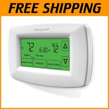 White Backlit Thermostat with