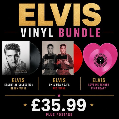 Elvis presley vinyl bundle - elvis,
