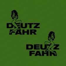 Deutz Fahr Traktor Schriftzug Aufkleber Decal Adesivi Autocolant Sticker