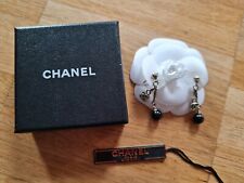 Original CHANEL Ohrringe CC Earrings Ohrstecker Perle pearl Schmuck mit Box