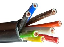 Fahrzeugleitung Rundkabel 8