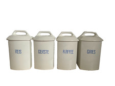 4 PORZELLAN-Vorratsdosen ART