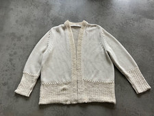 RUNDHOLZ Strickjacke, wollweiß, Gr. M